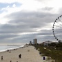 <p align=left>Vue du "pier 14", fin du  "boardwalk". Celui qu'on voit au loin, c'est le no1, le début.